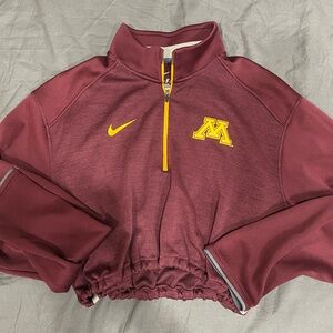 Nike Burgundy Dri-FIT University of Minnesota Pullover